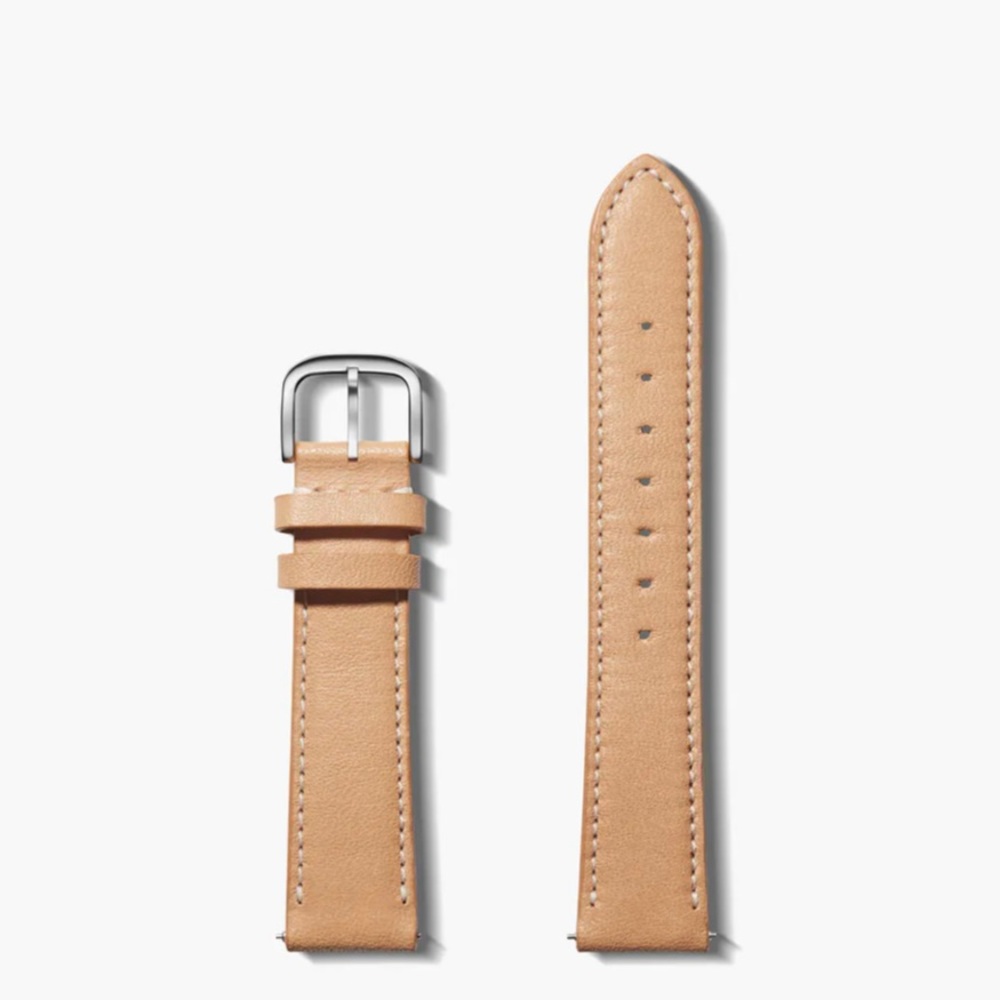 NWOT Shinola 18mm Natural Leather Strap